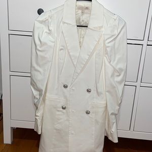 Culpos x INC white blazer dress